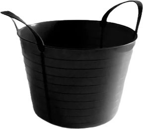 Produktbild von V-Plast Flexibler Stall-Eimer aus Kunststoff Schwarz