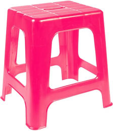 Produktbild von V-Plast Kunststoffhocker in Rosa