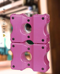 Produktbild von V-Plast Reitplatz Cavaletti Stangenblock 2er Set Pink aus Kunststoff