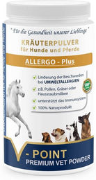 V-POINT ALLERGO PLUS Premium Kräuterpulver für Hunde und Pferde zur Unterstützung bei Allergien 500 g - 500 g – Bild 1 von 4