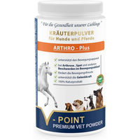 Produktbild von V-POINT ARTHRO Plus Kräuterpulver zur Unterstützung der Gelenkgesundheit für Pferde 500 g - 500 g