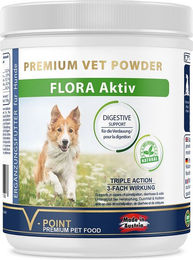 V-POINT FLORA Aktiv Kräuterpulver für Hunde zur Unterstützung von Magen und Darm 250 g - 250 g – Bild 1 von 10