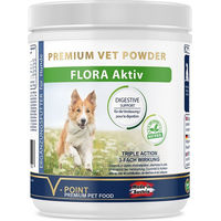 Produktbild von V-POINT FLORA Aktiv Kräuterpulver für Hunde zur Unterstützung von Magen und Darm 250 g - 250 g