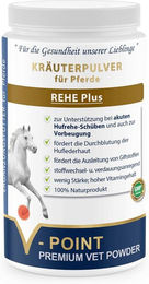 V-POINT REHE Plus Nahrungsergänzung für Pferde zur Unterstützung bei Hufrehe und Stoffwechsel 450 g - 450 g – Bild 1 von 9