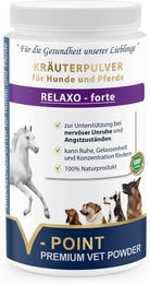 V-POINT RELAX forte Premium Kräuterpulver für Hunde und Pferde 500 g - 500 g – Bild 1 von 6