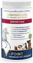 V-POINT Senior Vital Kräuterpulver zur Unterstützung von Herz und Immunsystem für Pferde 500 g - 500 g – Bild 1 von 7