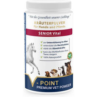 Produktbild von V-POINT Senior Vital Kräuterpulver zur Unterstützung von Herz und Immunsystem für Pferde 500 g - 500 g