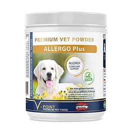 Produktbild von V-POINT ALLERGO Plus Kräuterpulver für Hunde - 250 g