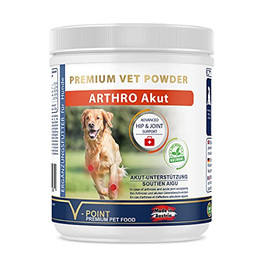 Produktbild von V-POINT ARTHRO Akut Kräuterpulver für Hunde - 250 g
