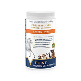 Produktbild von V-POINT ARTHRO Plus Premium Kräuterpulver mit Weidenrinde und Mädesüßkraut - 500 g