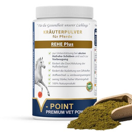 Produktbild von V-POINT REHE Plus Kräuterpulver für Pferde - 450 g