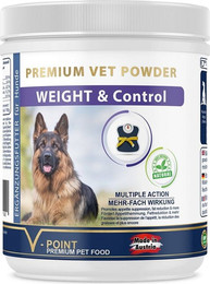Produktbild von V-POINT Weight Control Kräuterpulver für Hunde - 250 g