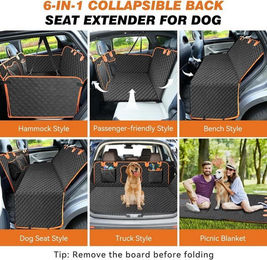 Produktbild von VavoPaw Autoschondecke für Hund Rückbank wasserdicht rutschfest