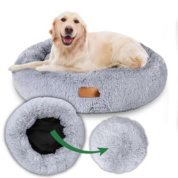Produktbild von Veddelholzer Hundebett Ø 100 cm Hellgrau