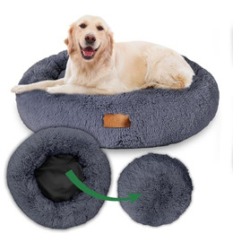 Produktbild von Veddelholzer Hundebett Ø 80 cm Dunkelgrau - 80 cm