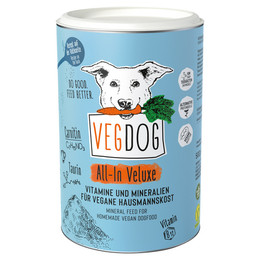 Produktbild von VEGDOG All-In Veluxe hypoallergenes Mineralpulver für Hunde - 650 g