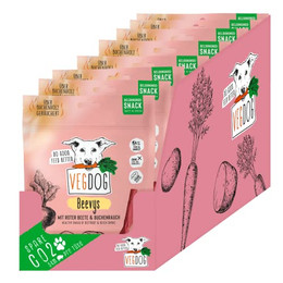 Produktbild von VEGDOG Beevys hypoallergener Snack für Hunde - 9 x 80 g