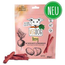 Produktbild von VEGDOG Beevys vegane Hundesnacks - 9 x 80 g