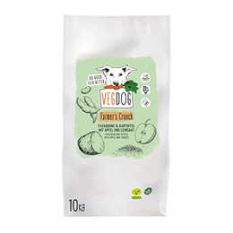 Produktbild von VEGDOG Farmer's Crunch hypoallergenes Trockenfutter für adulte Hunde - 10 kg