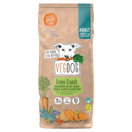Produktbild von VEGDOG Green Crunch Veganes Hunde-Trockenfutter - 2 kg