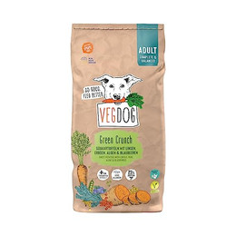 Produktbild von VEGDOG Green Crunch veganes Trockenfutter für Hunde - 10 kg
