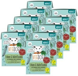 Produktbild von VEGDOG hypoallergenes Nassfutter Adult vegan im Tetra Pak - 10 x 200 g