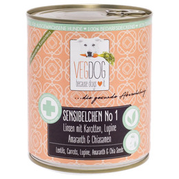 Produktbild von VEGDOG Sensitive Lupinenprotein Veganes Hunde Nassfutter - 6 x 800 g