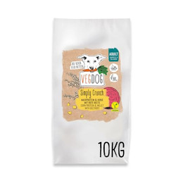Produktbild von VEGDOG Simply Crunch hypoallergenes Trockenfutter für adulte Hunde - 10 kg