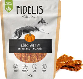 Produktbild von Veggie Streifen Kürbis mit Biotin und Leinsamen (100g)