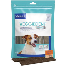 Produktbild von VEGGIEDENT Fresh S pflanzliche Zahnpflege-Kaustreifen für Hunde - 15 x 17 g