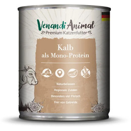 Produktbild von Venandi Animal Kalb Monoprotein Nassfutter - 6 x 800 g