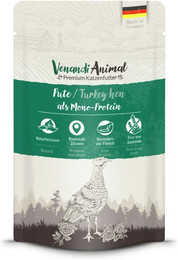 Produktbild von Venandi Animal Monoprotein 125g Katzennassfutter Sparpaket 24 x 125 Gramm Pute