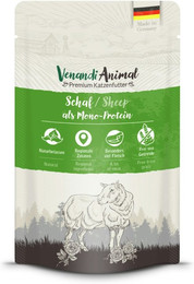 Produktbild von Venandi Animal Monoprotein 125g Katzennassfutter Sparpaket 24 x 125 Gramm Schaf