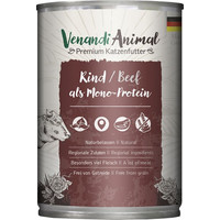 Produktbild von Venandi Animal Monoprotein Rind Nassfutter für Katzen - 6 x 400 g