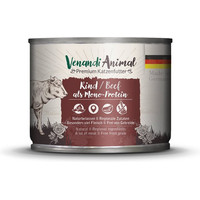 Produktbild von Venandi Animal Monoprotein Rind Nassfutter für Katzen - 6 x 200 g