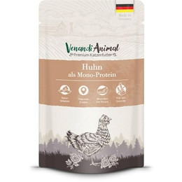 Produktbild von Venandi Animal Premium Nassfutter für Katzen Huhn Monoprotein - 12 x 125 g