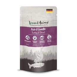 Venandi Animal Pute & Forelle Katzenfutter - 12 x 125 g – Bild 1 von 3