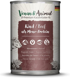 Produktbild von Venandi Animal - Rind als Monoprotein 12x400g