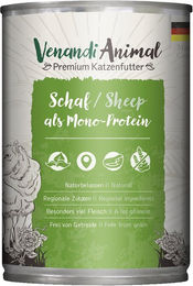 Produktbild von Venandi Animal Schaf als Monoprotein 12x400g