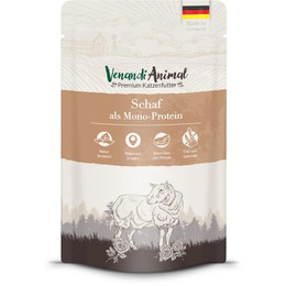 Produktbild von Venandi Animal Schaf Monoprotein Nassfutter - 12 x 125 g