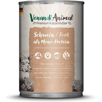 Produktbild von Venandi Animal Schwein Monoprotein Katzenfutter - 24 x 400 g