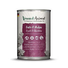 Produktbild von Venandi Premium Nassfutter für Katzen Ente und Huhn - 400 g
