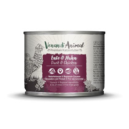 Produktbild von Venandi Premium Nassfutter für Katzen Ente und Huhn - 200 g