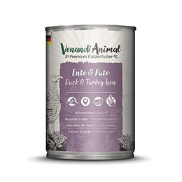 Produktbild von Venandi Premium Nassfutter für Katzen Ente und Pute - 400 g