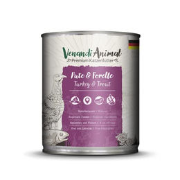 Venandi Premium Nassfutter für Katzen Pute und Forelle - 800 g – Bild 1 von 3