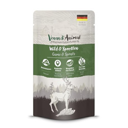 Produktbild von Venandi Premium Nassfutter für Katzen Wild und Sprotten - 12 x 125 g