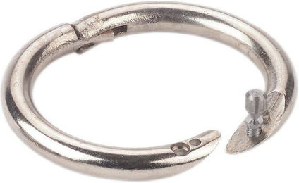 Produktbild von Verchromter Bullenring Kerbl Top Quality (x2)