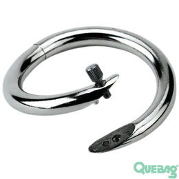 Verchromter Nasenring Kerbl Drehbulli (x1) – Bild 1 von 2