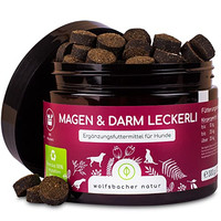 Produktbild von Verdauungs-Snack für Hunde mit präbiotischer Hefe & Kräutern