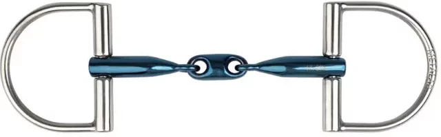 Produktbild von Verdun Gebiss für Pferd doppelt gebrochen Metalab Eco Blue
